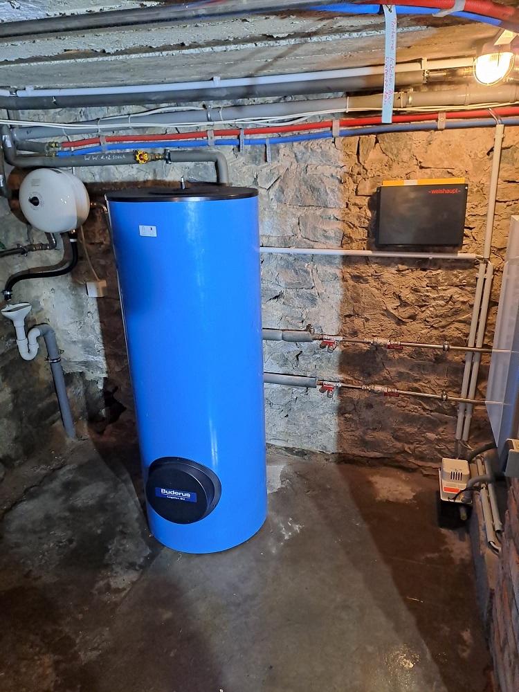 Pelletheizung Installation